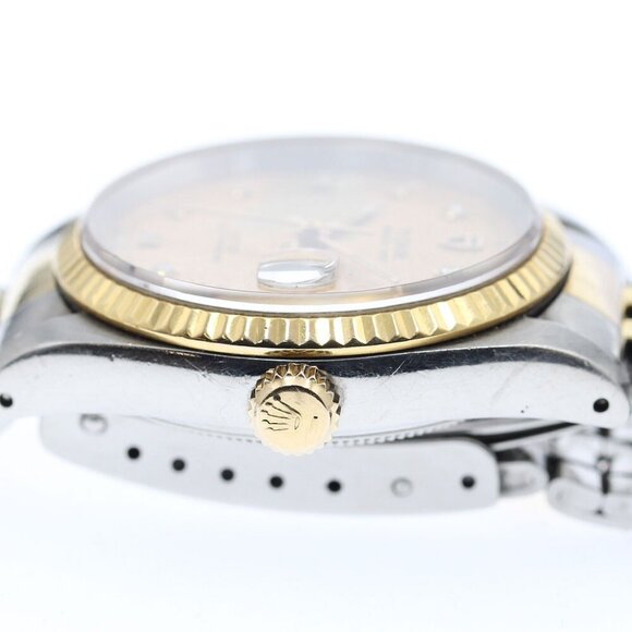 TUDOR Prince Oyster Date 72033 10P diamond cal.2824-2 Automatic Boy's - Picture 4 of 14